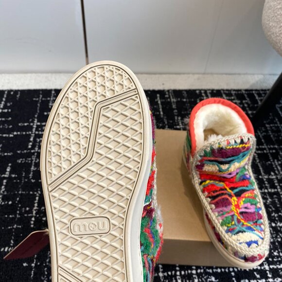 Mou Eskimo Mini Series Ethnic Round-Toe Women's Snow Boots - Picture 9 of 9